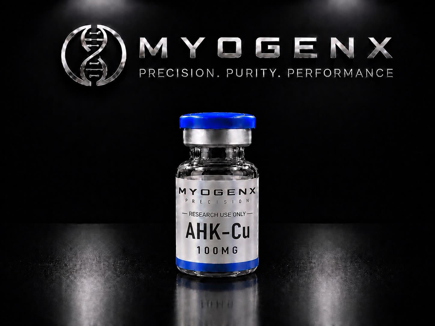 AHK-Cu, MYOGENX. Copper tripeptide.