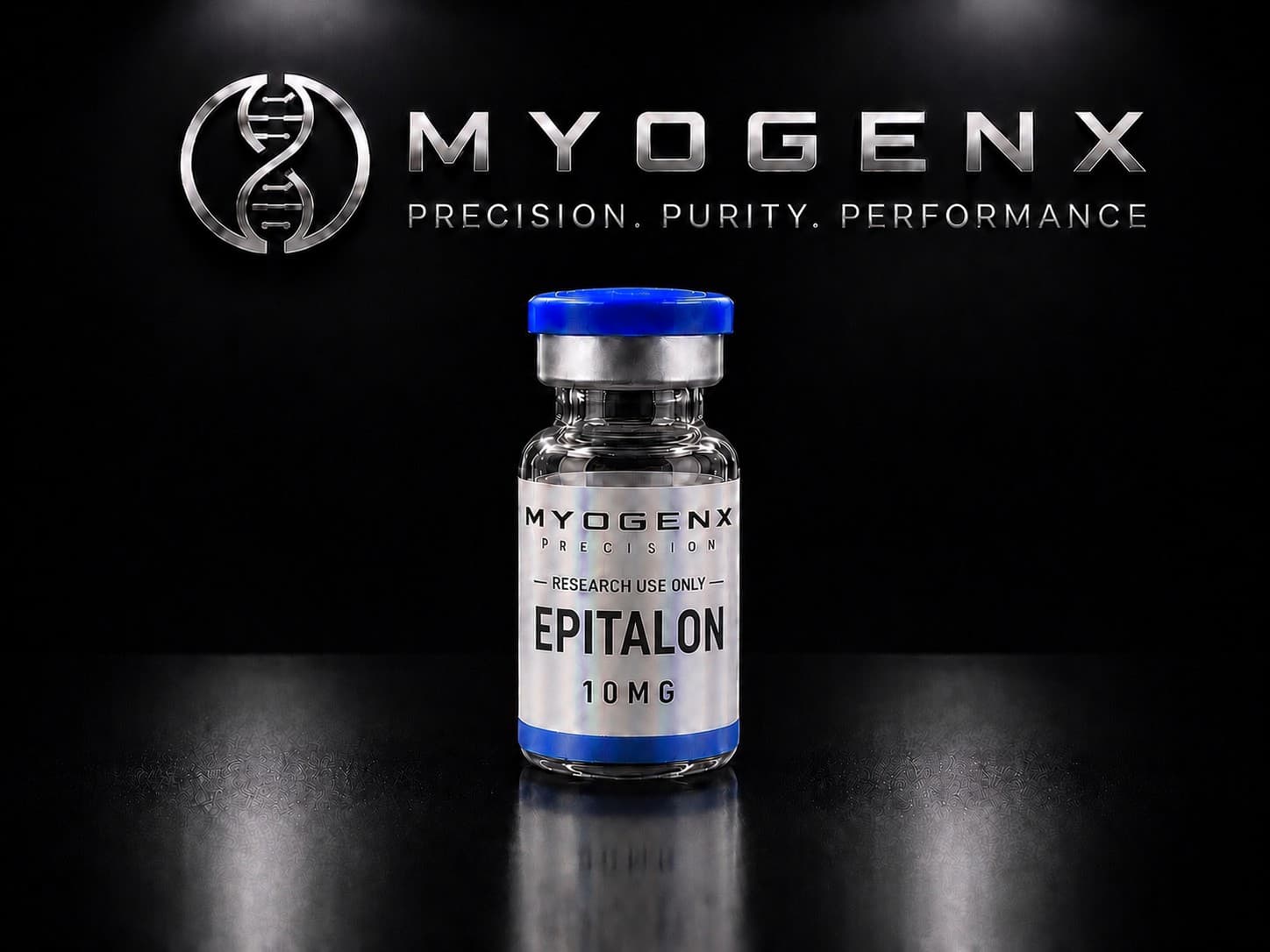 Epitalon, MYOGENX. Tetrapeptide, pineal derived sequence.