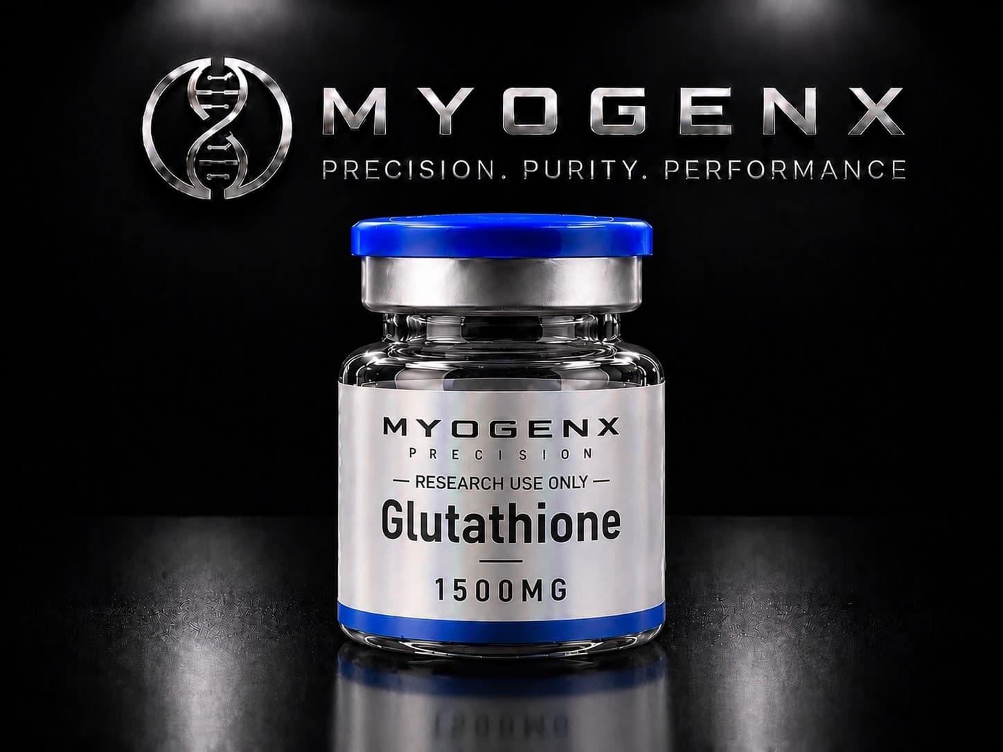 Glutathione, MYOGENX. Reduced tripeptide antioxidant.