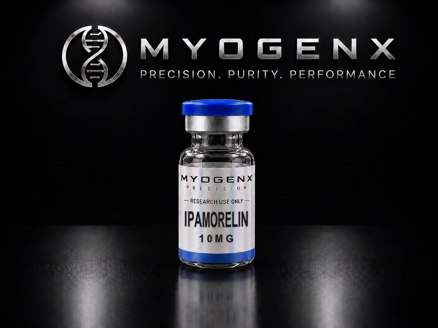 Ipamorelin, MYOGENX. Pentapeptide growth hormone secretagogue.