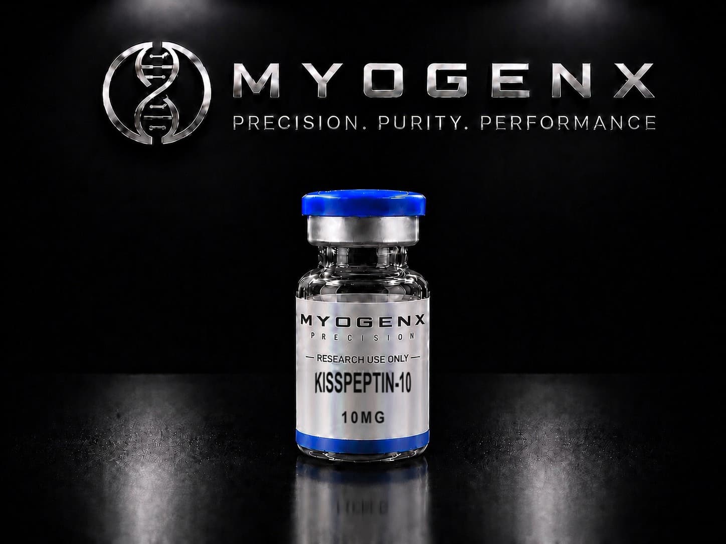 Kisspeptin-10, MYOGENX. Decapeptide KISS1 receptor agonist.