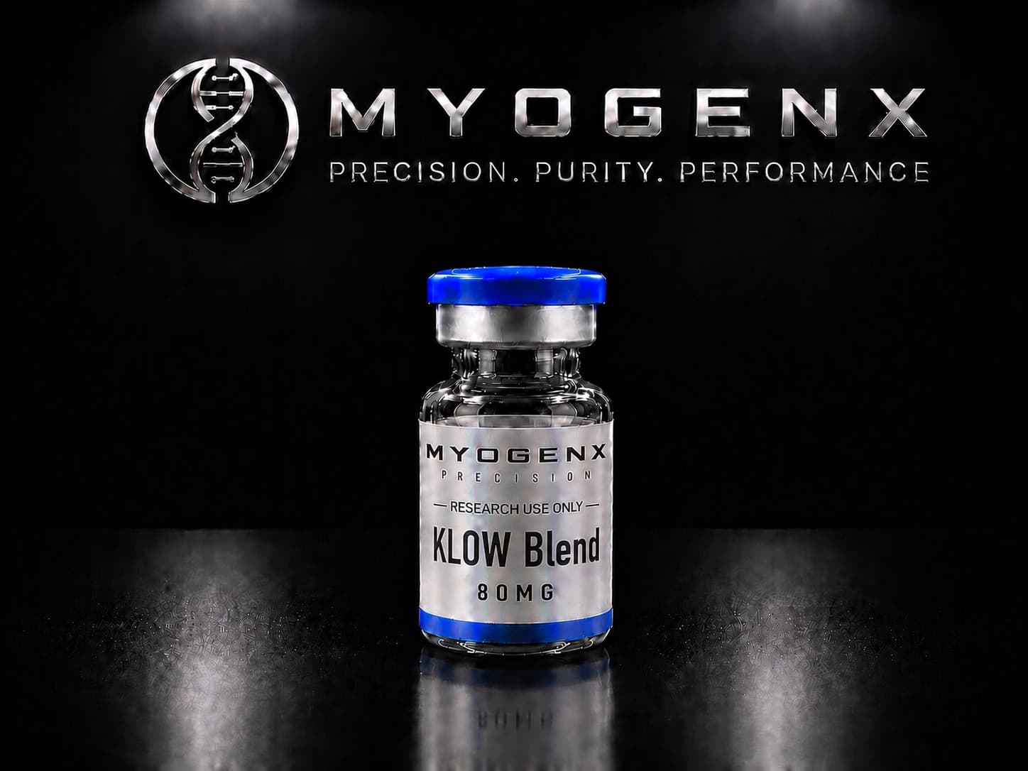 KLOW Blend, MYOGENX. GHK-Cu, BPC-157, TB-500 and KPV.