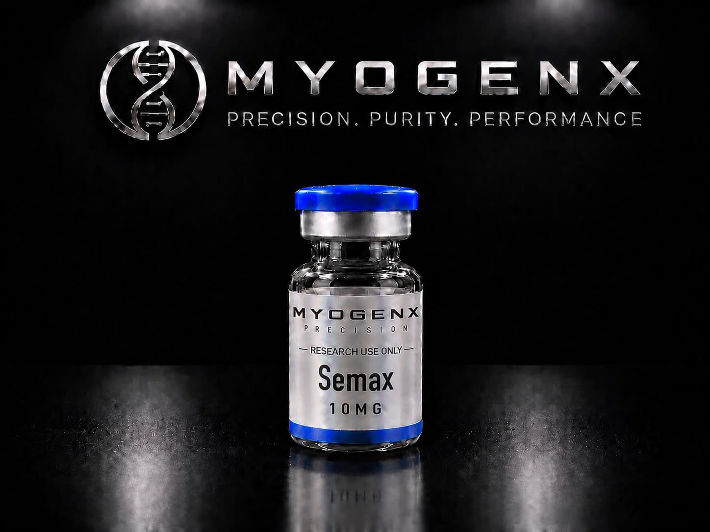 Semax, MYOGENX. ACTH(4-10) analogue, heptapeptide.