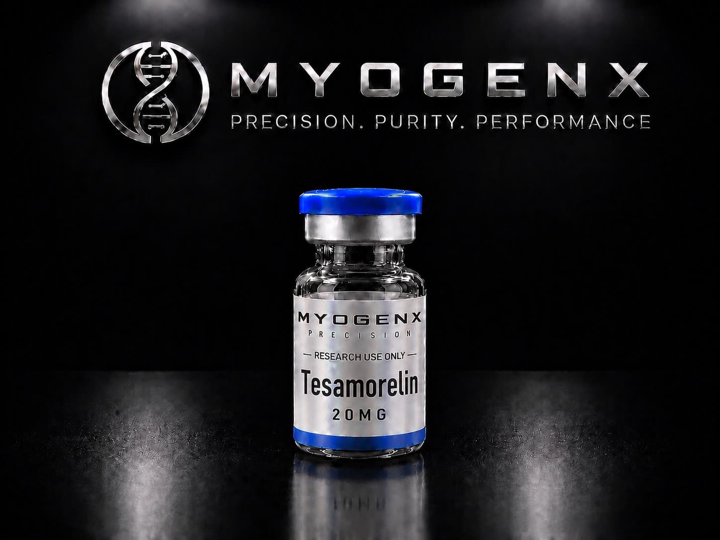Tesamorelin, MYOGENX. GHRH analogue, 44 amino acids.